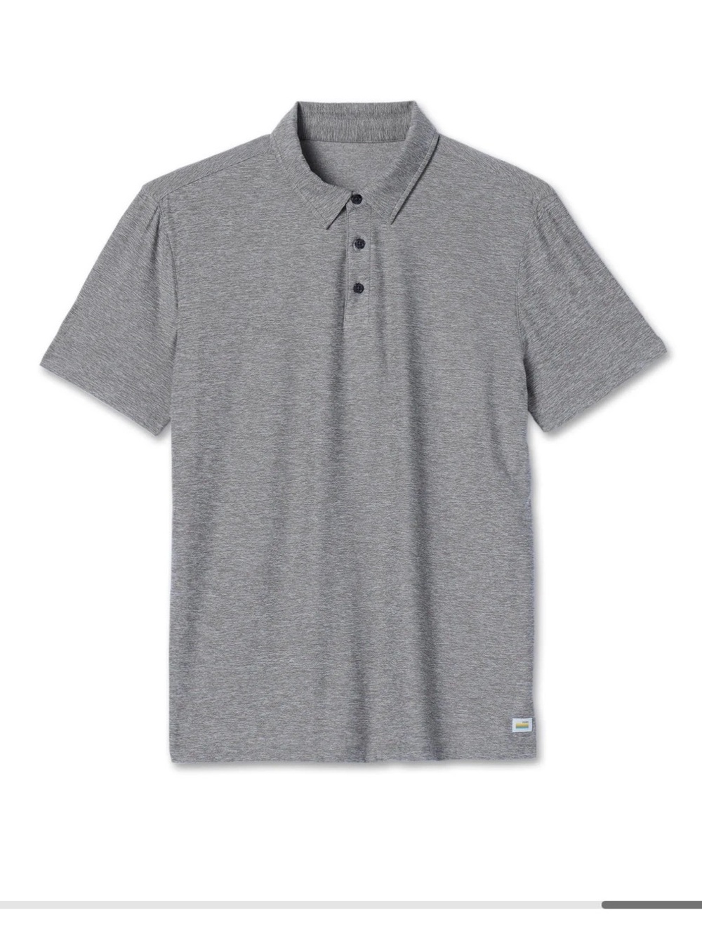 Vuori Men’s Strato Tech Polo - size M - Heather Grey